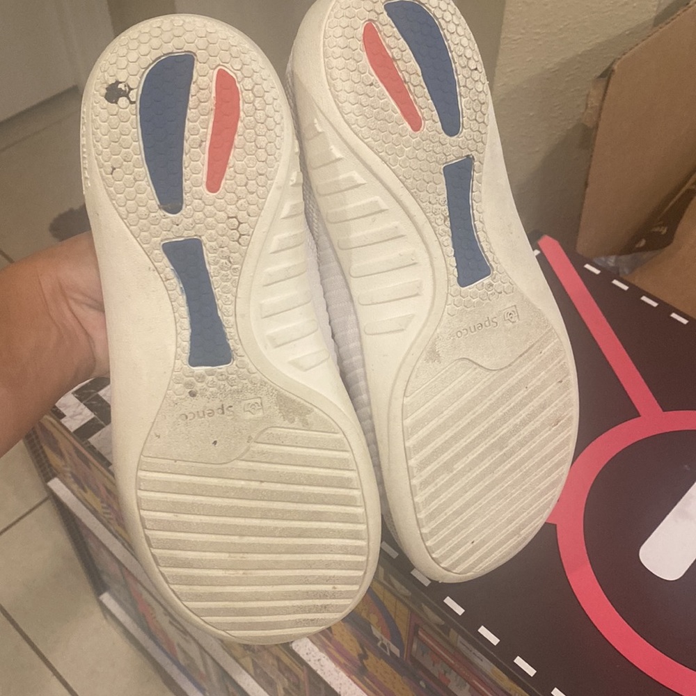 SPENCO- AFTER SURGERY SLIP ON SNEAKERS! All white & super comfy! - Picture 5 of 5